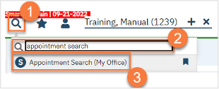 select Appointment Search