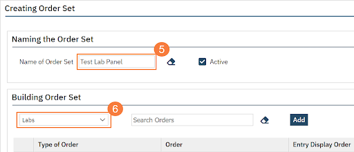 How to Create a Lab Panel / How to Create an Order Set - 2023 CalMHSA